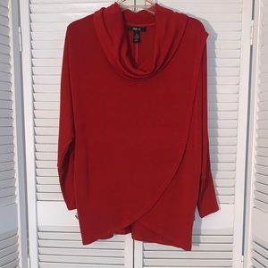 Style & Co Urban Chic Cowl Neck High-Low Sweater